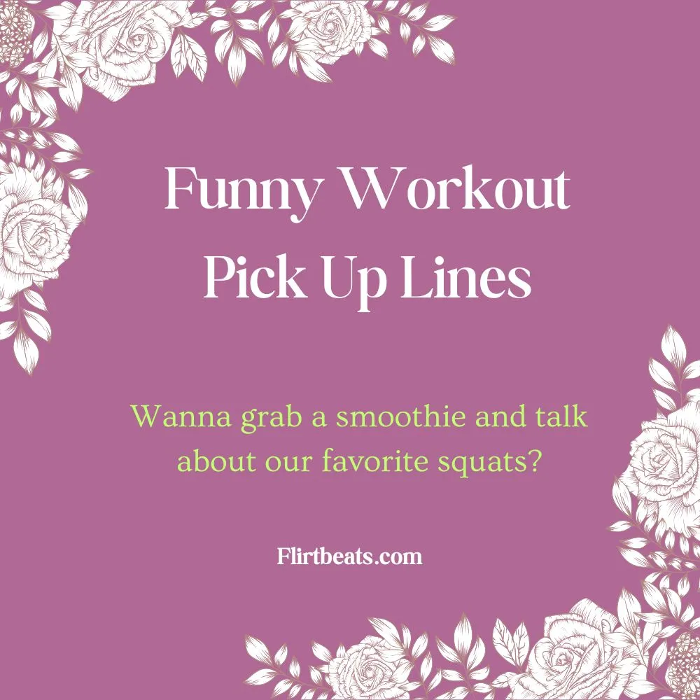 Funny Workout Pick Up Lines