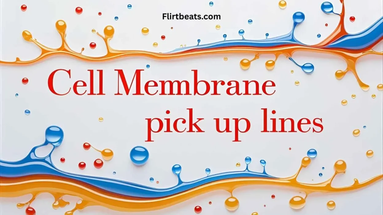Cell Membrane Pick Up Lines